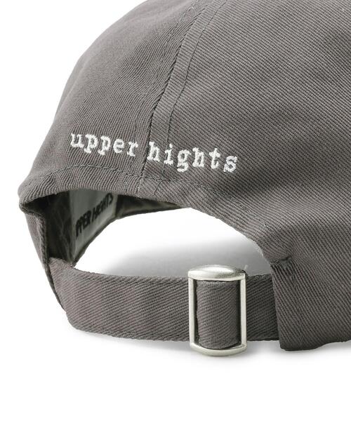 upperhights(アッパーハイツ)の「◆upper hights(アッパーハイツ)Ivy ロゴキャップ(キャップ・レディース・チャコールグレー/ベージュ・00)」の7枚目の写真