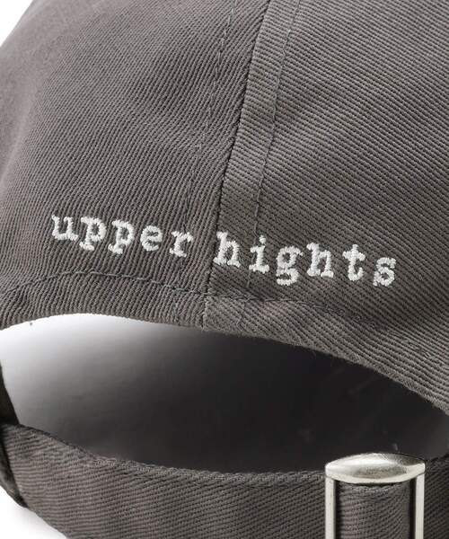 upperhights(アッパーハイツ)の「◆upper hights(アッパーハイツ)Ivy ロゴキャップ(キャップ・レディース・チャコールグレー/ベージュ・00)」の9枚目の写真