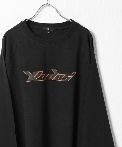 ZIP FIVE(ジップファイブ)の「【ZIP FIVE】 ピグメント 90s ロゴ ラグラン ルーズシルエット ロンT / ロングスリーブ Tシャツ / 長袖(Tシャツ/カットソー・メンズ・ネイビー系/ネイビー/ホワイト×ブラック/ブラック/ブラック系・LARGE/MEDIUM)」の12枚目の写真