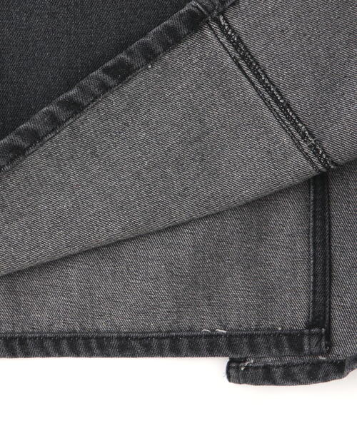 FREE'S MART（フリーズマート）の「[低身長サイズ/Sシリーズ]カーゴデニムナロースカート（デニムスカート・レディース・ライトインディゴブルー/ブラック系その他・SMALL/X-SMALL/MEDIUM）」の7枚目の写真