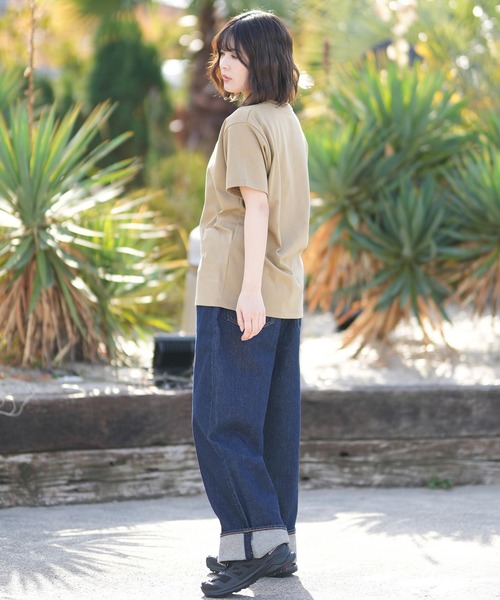 THE NORTH FACE（ザノースフェイス）の「THE NORTH FACE/ザ・ノース・フェイス 半袖 Tシャツ ショートスリーブスモールボックスロゴティー NTW32445（Tシャツ/カットソー・レディース・ホワイト/ブラック/ダークベージュ・S/M/L/XL）」の22枚目の写真