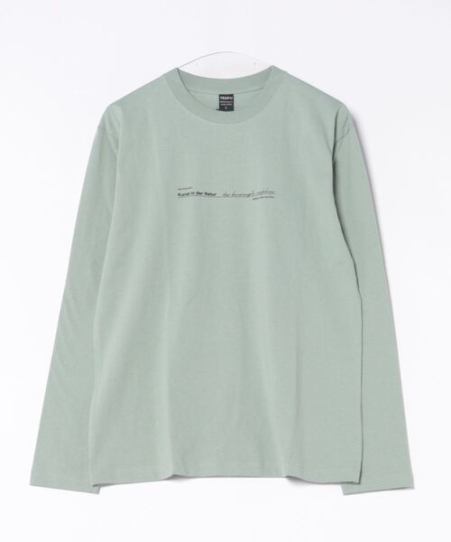 ARCHIVER(アーカイバ)の「【69】【it】ミドルウェイト クルーネックロングスリーブカットソー(Tシャツ/カットソー・レディース・ブラック/ホワイト/ミント・LARGE/MEDIUM)」の11枚目の写真