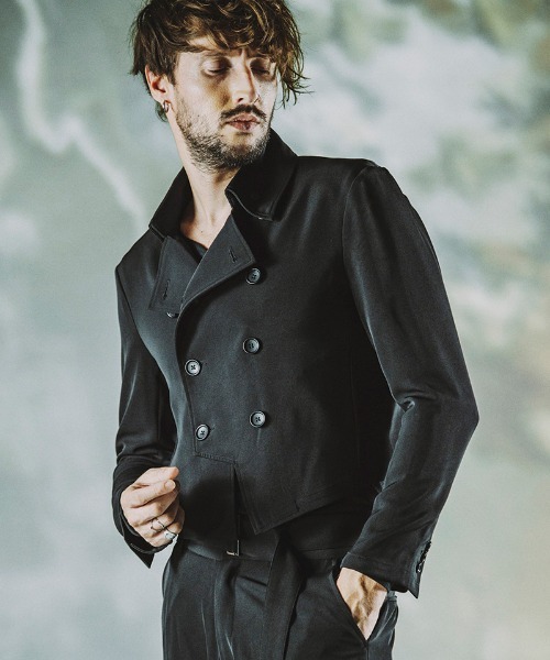 NO ID.（ノーアイディ）の「mj9793- ﾅﾎﾟﾚｵﾝｼｮｰﾄJKT ジャケット（その他アウター・メンズ・ブラック/グレー/ネイビー・1/2）」の2枚目の写真