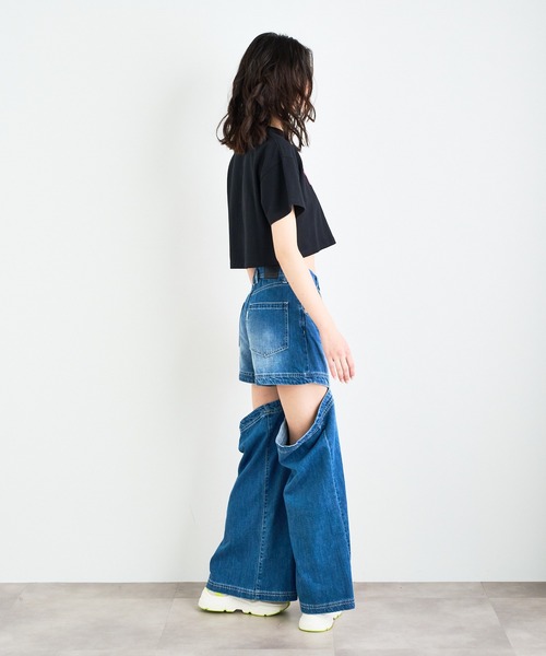 ANNA SUI NYC（アナ スイ エヌ ワイ シー）の「ANNA SUI NYC DREAM LAND Tシャツ（Tシャツ/カットソー・レディース・ホワイト/ブラック・FREE）」の12枚目の写真