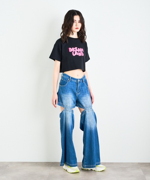 ANNA SUI NYC（アナ スイ エヌ ワイ シー）の「ANNA SUI NYC DREAM LAND Tシャツ（Tシャツ/カットソー・レディース・ホワイト/ブラック・FREE）」の14枚目の写真