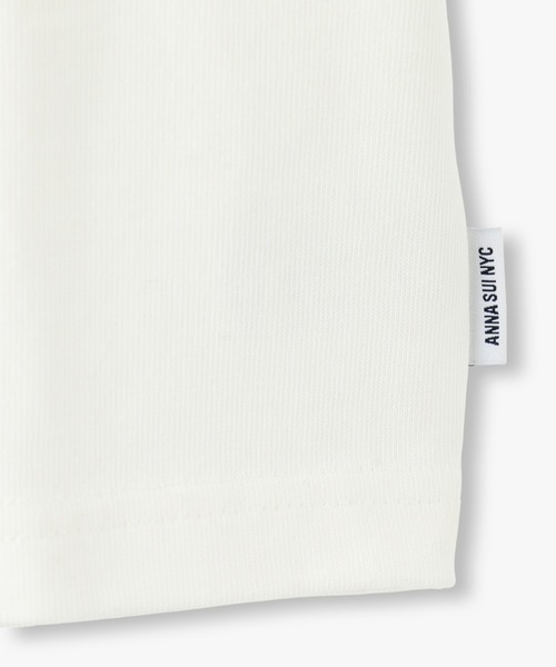 ANNA SUI NYC（アナ スイ エヌ ワイ シー）の「ANNA SUI NYC DREAM LAND Tシャツ（Tシャツ/カットソー・レディース・ホワイト/ブラック・FREE）」の4枚目の写真