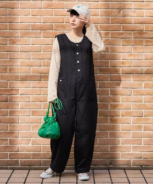 FREAK'S STORE（フリークスストア）の「フラワーストレッチ ロンT（Tシャツ/カットソー・レディース・チャコール/ブラック/サックスブルー/オフホワイト/ナチュラル・ﾌﾘ-）」の20枚目の写真