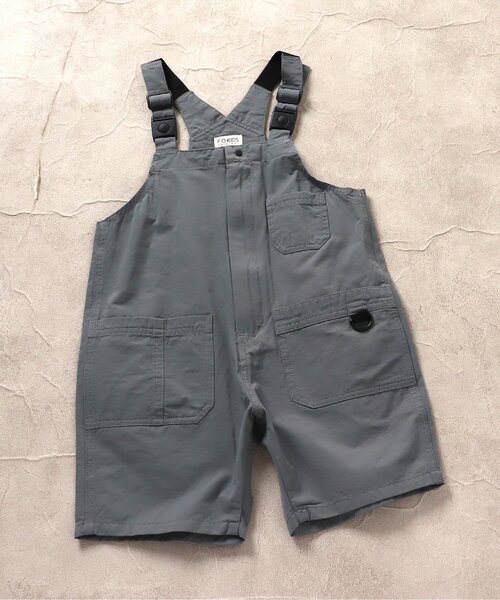 F.O.KIDS(エフオーキッズ)の「オーバーオール(サロペット/オーバーオール・キッズ・カーキ/ブルー/チャコール・140/130/120/110/90/80)」の1枚目の写真