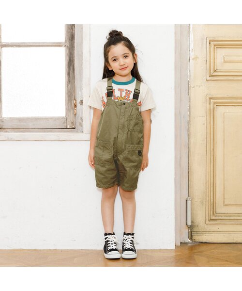 F.O.KIDS(エフオーキッズ)の「オーバーオール(サロペット/オーバーオール・キッズ・カーキ/ブルー/チャコール・140/130/120/110/90/80)」の4枚目の写真