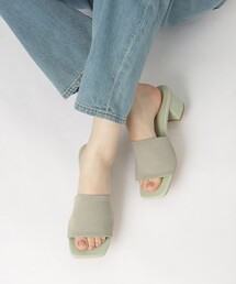 ニットアッパーミュールサンダル 24SS