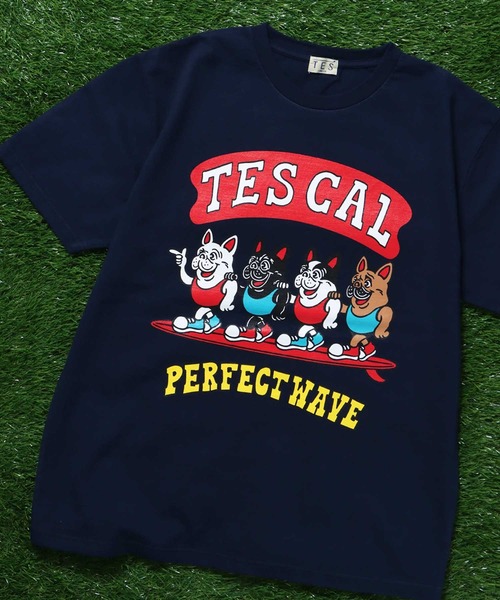 The Endless Summer（エンドレスサマー）の「TES 4BUHI MUSCLE JYM T-SHIRT / Tシャツ（Tシャツ/カットソー・メンズ・ベージュ/ネイビー/ホワイト/ブラック・SMALL/MEDIUM/LARGE/X-LARGE）」の4枚目の写真