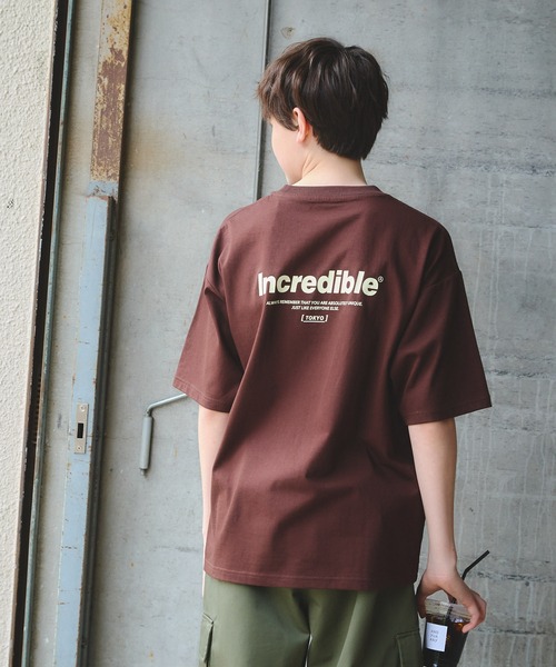 GLOBAL WORK(グローバルワーク)の「USAグラフィックT半袖/AND YUA ANY/976550(Tシャツ/カットソー・キッズ・チャコールグレー/ホワイト系5/ブラック系9/グレイッシュベージュ/ホワイト系6/ライトグレー系2/ブラック系/ホワイト系7/ホワイト系8/ライトグレー系3/ブラック系1/ブラウン・160cm/150cm/170cm)」の11枚目の写真