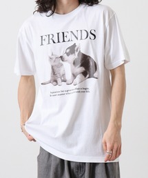 spiritoso FRIENDS シートプリントTシャツ　半袖