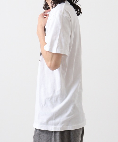 spiritoso(スピリトーゾ)の「spiritoso FRIENDS シートプリントTシャツ 半袖(Tシャツ/カットソー・メンズ・ホワイト/ホワイト系その他/オートミール/ブラック・L/M)」の9枚目の写真