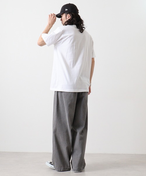 spiritoso(スピリトーゾ)の「spiritoso FRIENDS シートプリントTシャツ 半袖(Tシャツ/カットソー・メンズ・ホワイト/ホワイト系その他/オートミール/ブラック・L/M)」の12枚目の写真