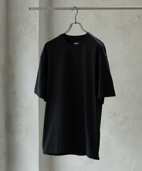 Mac-House（マックハウス）の「GOOD CREW USコットン リラックスフィットクルーネックショートスリーブTEE ユニセックス（Tシャツ/カットソー・メンズ・チャコールグレー/グレー/ブラック/ブルーグリーン/ホワイト/ベージュ・L/S/XXL/XL/M）」の3枚目の写真