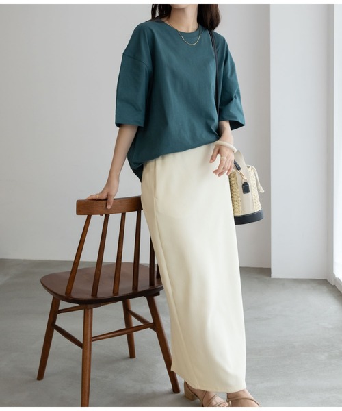 Mac-House（マックハウス）の「GOOD CREW USコットン リラックスフィットクルーネックショートスリーブTEE ユニセックス（Tシャツ/カットソー・メンズ・チャコールグレー/グレー/ブラック/ブルーグリーン/ホワイト/ベージュ・L/S/XXL/XL/M）」の18枚目の写真