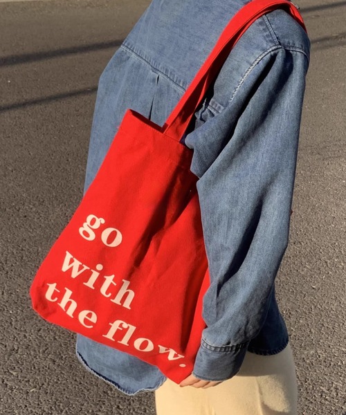 Vipoa（ヴィポア）の「LOGO GRAPHIC SHOPPING BAG（トートバッグ・レディース・レッド・FREE）」の9枚目の写真