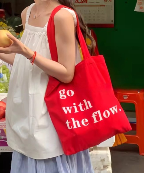 Vipoa（ヴィポア）の「LOGO GRAPHIC SHOPPING BAG（トートバッグ・レディース・レッド・FREE）」の17枚目の写真