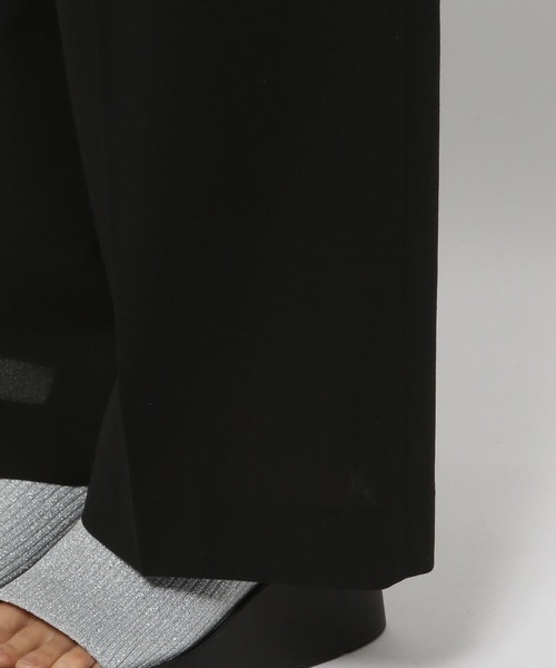 LOWRYS FARM（ローリーズファーム）の「ウエストロゴワイドパンツ  106316（スラックス・レディース・ブラック/ネイビー/グレー・FREE）」の19枚目の写真