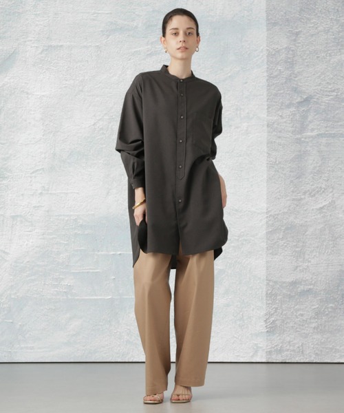 Apo(s)ture(アポスチャー)の「ARIA-014/デニムストレッチ3タックワイドパンツ(デニムパンツ・レディース・ベージュ/ネイビー/ブラック/ブルー・L/XL/XS/S/M)」の13枚目の写真