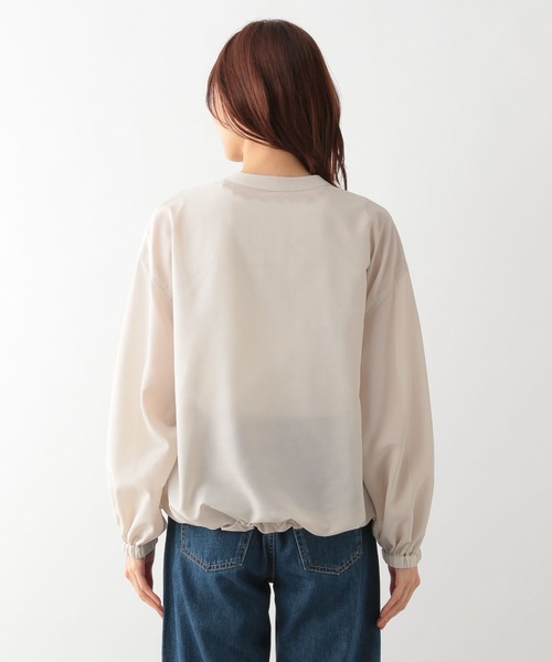 GLOBAL WORK(グローバルワーク)の「シアーブルゾン/986439(ブルゾン・レディース・ブラック/アイボリー・FREE)」の11枚目の写真