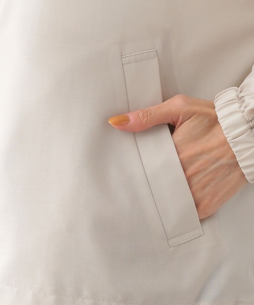 GLOBAL WORK(グローバルワーク)の「シアーブルゾン/986439(ブルゾン・レディース・ブラック/アイボリー・FREE)」の8枚目の写真