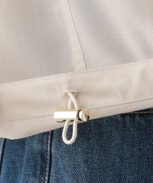 GLOBAL WORK(グローバルワーク)の「シアーブルゾン/986439(ブルゾン・レディース・ブラック/アイボリー・FREE)」の10枚目の写真