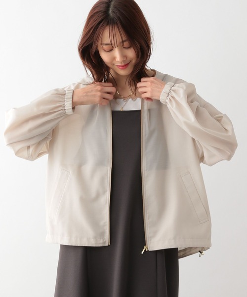 GLOBAL WORK(グローバルワーク)の「シアーブルゾン/986439(ブルゾン・レディース・ブラック/アイボリー・FREE)」の19枚目の写真