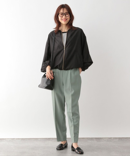 GLOBAL WORK(グローバルワーク)の「シアーブルゾン/986439(ブルゾン・レディース・ブラック/アイボリー・FREE)」の21枚目の写真