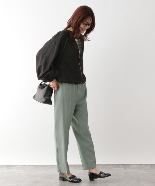 GLOBAL WORK(グローバルワーク)の「シアーブルゾン/986439(ブルゾン・レディース・ブラック/アイボリー・FREE)」の22枚目の写真