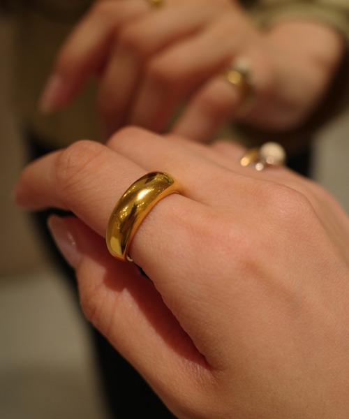 TEN.（テン）の「18KGP オーバルリング GD リング ギフト ペアリング（リング・レディース・ゴールド・#13/#9/#11/#15）」の12枚目の写真