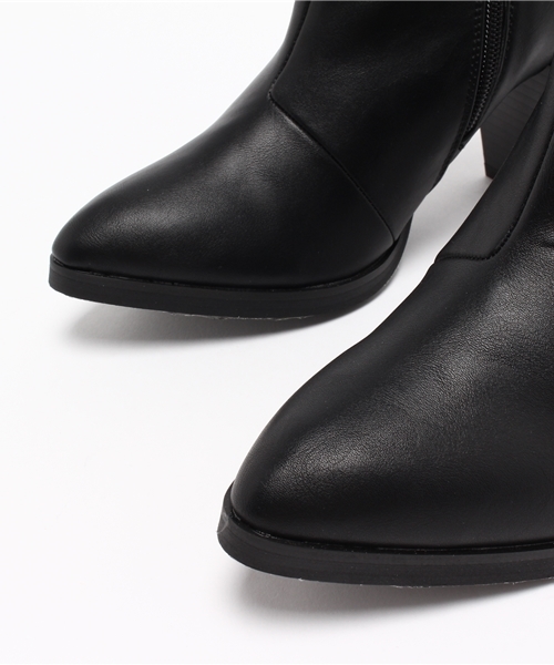 koe（コエ）の「ポインテッドショートブーツ（ブーツ・レディース・ブラック・MEDIUM/LARGE/SMALL）」の10枚目の写真