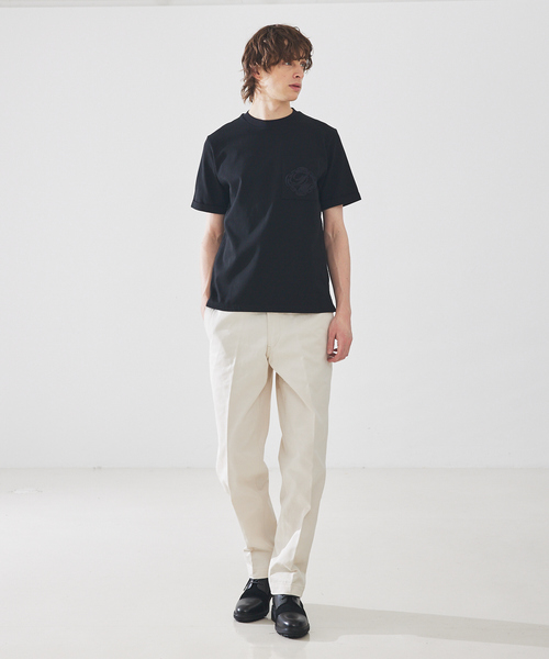 DESIGNWORKS（デザインワークス）の「DWエンブロイダリーTシャツ（Tシャツ/カットソー・メンズ・ホワイト/ブラック・46/48/50）」の17枚目の写真