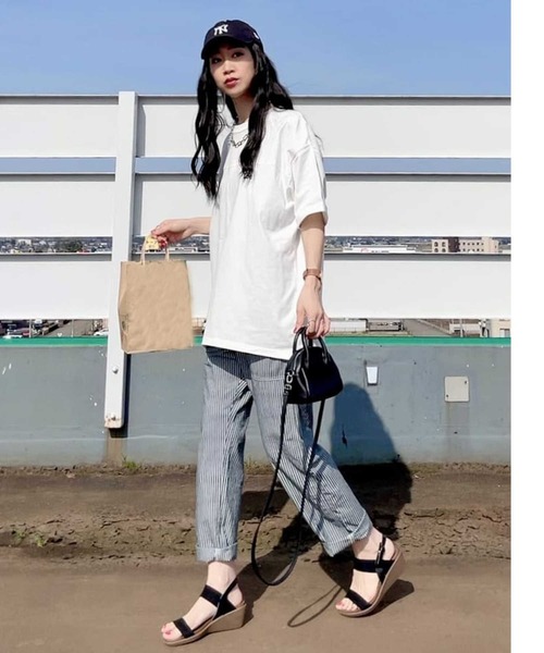 Lee(リー)の「【Lee】LEE EASY PANTS(その他パンツ・レディース・ブルー・M/L)」の2枚目の写真