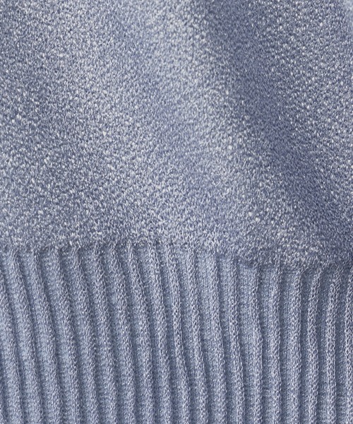 THE PAUSE(ザ ポーズ)の「【THE PAUSE】シャイニーシアーノースリーブプルオーバー(ニット/セーター・レディース・ライトベージュ/ブラック/ブルー・FREE)」の10枚目の写真