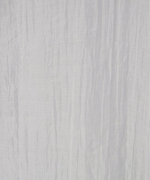 mic by Olu.（ミックバイオルドット）の「袖シャーリングシアーシャツ（シャツ/ブラウス・レディース・カーキ/ホワイト・FREE）」の12枚目の写真