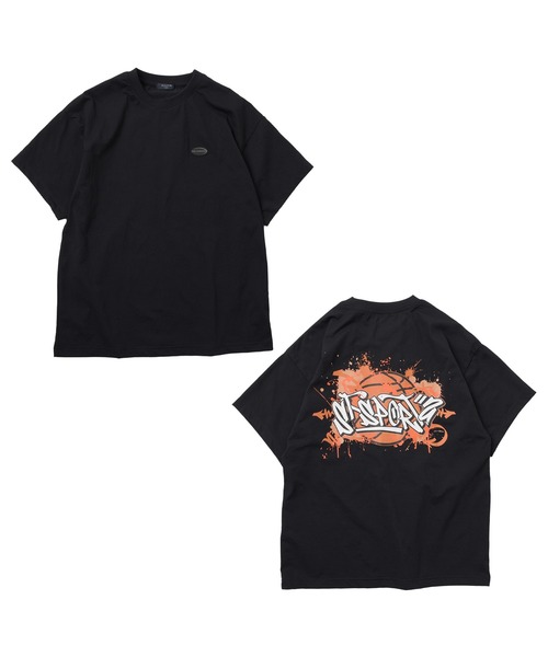 GLAZOS(グラソス)の「【大人向けサイズあり】【接触冷感】【速乾】【UVカット】クールラフ・バスケグラフィティプリント半袖Tシャツ(Tシャツ/カットソー・キッズ・ブルー/ブラック/グリーン系その他・140cm/150cm/160cm/170cm)」の16枚目の写真