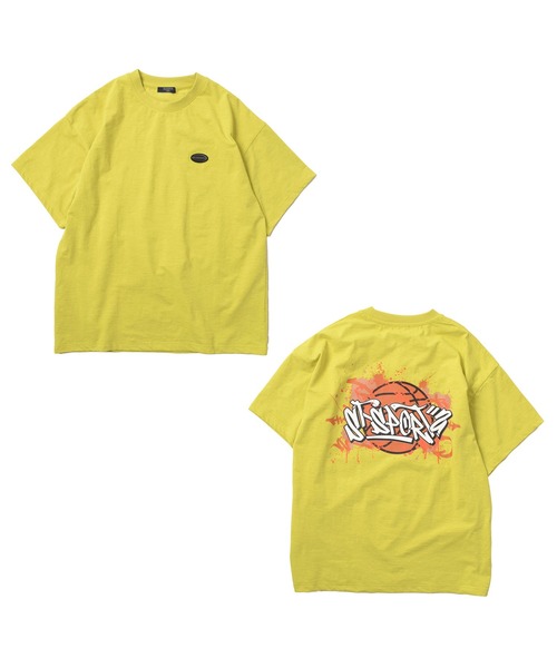 GLAZOS(グラソス)の「【大人向けサイズあり】【接触冷感】【速乾】【UVカット】クールラフ・バスケグラフィティプリント半袖Tシャツ(Tシャツ/カットソー・キッズ・ブルー/ブラック/グリーン系その他・140cm/150cm/160cm/170cm)」の17枚目の写真