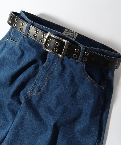 Dickies(ディッキーズ)の「【Dickies/ディッキーズ】Wハトメ PUレザーベルト40mm(ベルト・メンズ・ホワイト/ブラック/ブラウン/ダークブラウン・FREE)」の5枚目の写真