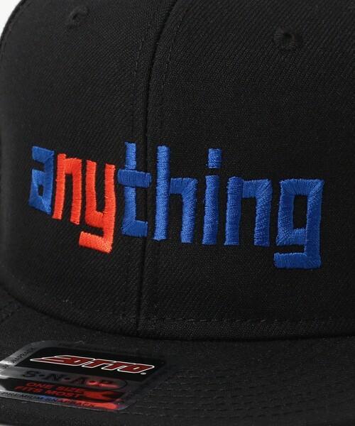 aNYthing（エニシング）の「aNYthing / SPEEDBALL LOGO FLAT BRIM（キャップ・メンズ・ブラック・ONE SIZE）」の4枚目の写真