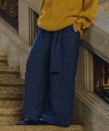 CASPER JOHN | Boucle damage slacks/ブークレダメージスラックス(スラックス)