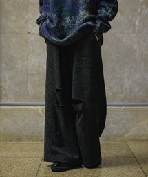 CASPER JOHN | Boucle damage slacks/ブークレダメージスラックス(スラックス)
