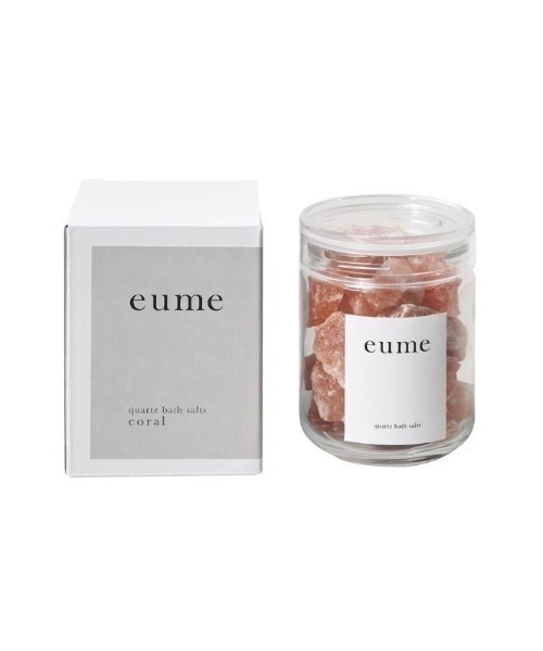 BIRTHDAY BAR（バースデイバー）の「【eume　イウミー】クォーツバスソルト　クリスタル／コーラル（入浴剤・バスケア・レディース・ピンク/クリア・0）」の4枚目の写真