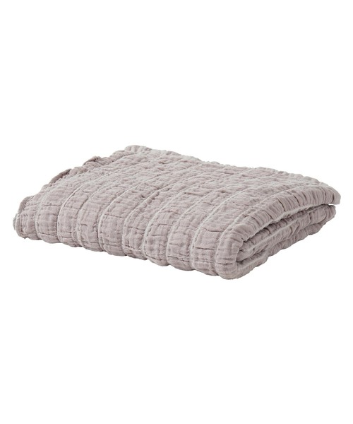 journal standard Furniture （ジャーナルスタンダードファニチャー）の「【AND DECO/アンドデコ】 GAUZE BLANKET S　ガーゼブランケット（ブランケット・レディース・アイボリー/キャメル/ベージュ・FREE）」の6枚目の写真