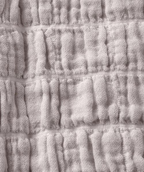 journal standard Furniture （ジャーナルスタンダードファニチャー）の「【AND DECO/アンドデコ】 GAUZE BLANKET S　ガーゼブランケット（ブランケット・レディース・アイボリー/キャメル/ベージュ・FREE）」の15枚目の写真