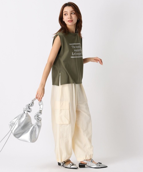 FOREVER 21(フォーエバー トゥエンティーワン)の「【2024SS】2WAYギャザーバッグ(ショルダーバッグ・レディース・ブラック/シルバー・FREE)」の20枚目の写真