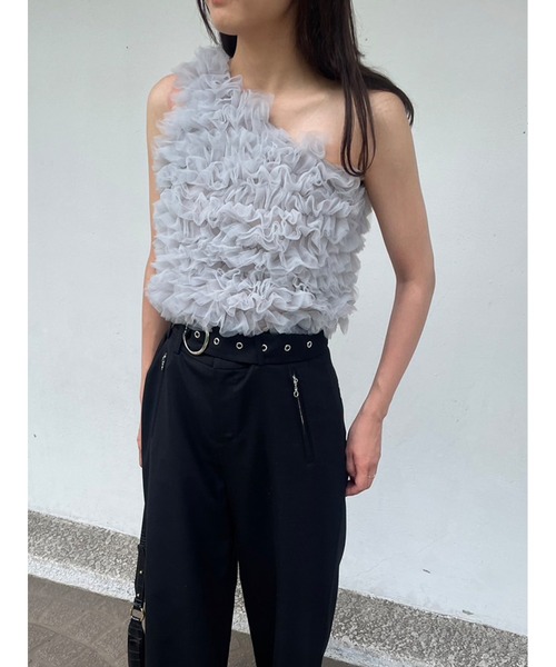 Stylevoice for xxx チュールビスチェトップス Stylevoice for xxx（スタイルヴォイスフォー）の「＜kannaさん
