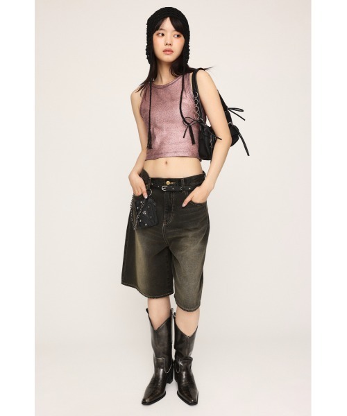Tibi Bonded Viscose Sleeveless Top – Kick Pleat