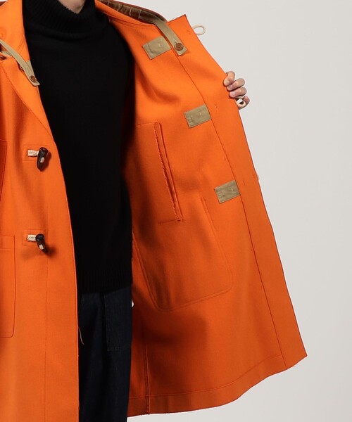 HAVERSACK(ハバーザック)の「HAVERSACK ATTIRE ウールナイロン ダッフルコート(ダッフルコート・メンズ・オレンジ・M)」の6枚目の写真